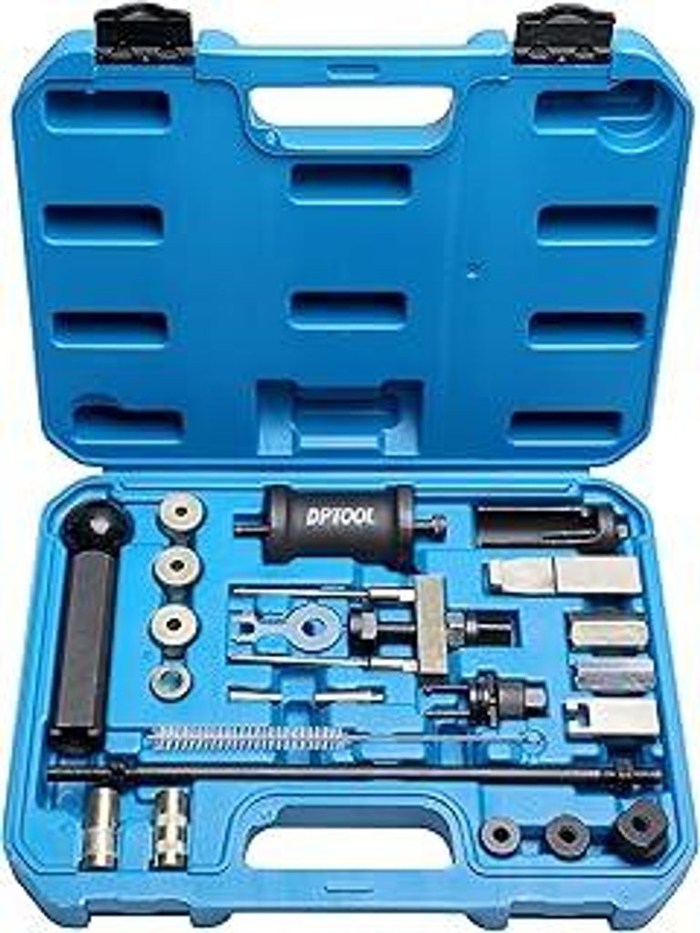 DPTOOL Injektor Auszubauen, Einspritzdüsen Entfernen Abzieher Injektorreinigungsset, kompatibel mit Volkswagen TDi 4 Zyl. 8 V 16 V Diesel, Ersatz ...