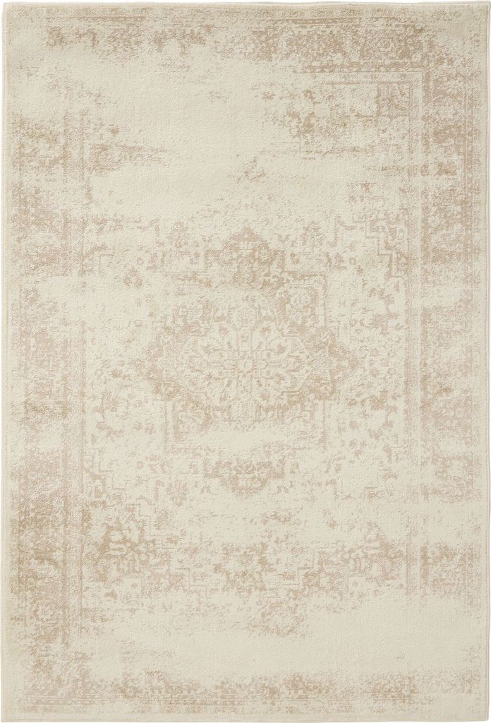 Interiyou Kurzflorteppich Suzuka Cream/Beige A2 120x170 cm