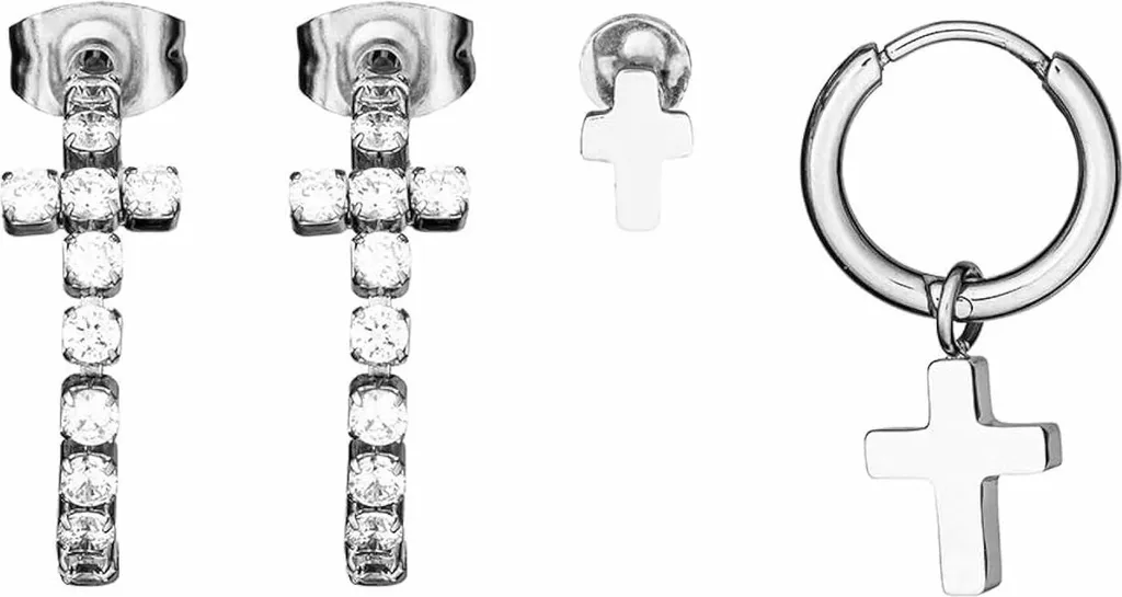 AN Jewels AB.EP043 Orecchini Acciaio - Resistenza e Brillantezza