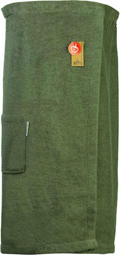 Sarong Sauna Donna A&R 043.50 Verde Militare - Comfort Spa 85x150