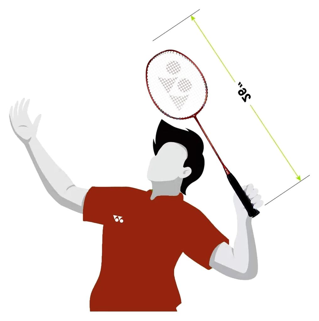 Leichter Badmintonschläger Nanoray 72 | Dunkelrot | 5U G4 | Nanometrik | X-FULLERENE | Aero + Kastenrahmen | Isometrisch | Solid Feel Core | Integ...