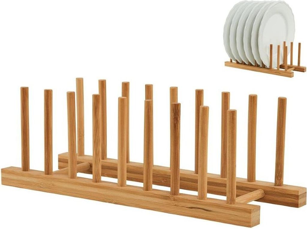 Držiak Na Dosky Bambusový Organizér Obrázok produktu 
