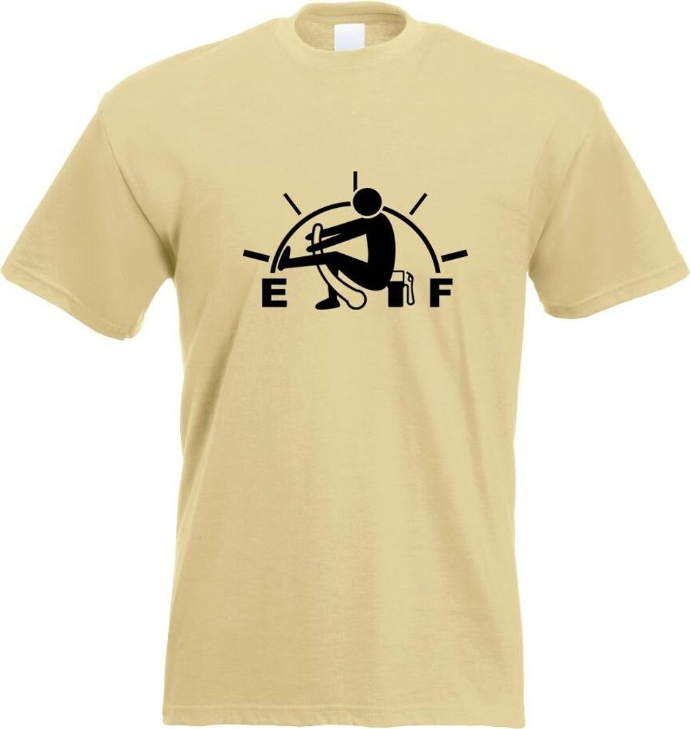 Kiwistar - T-Shirt - Khaki - Tank Trouble Zeiger Tank Sprit Motiv Bedruckt Funshirt Design Print - mit Motiv Bedruckt - Funshirt Design - Sport - F...