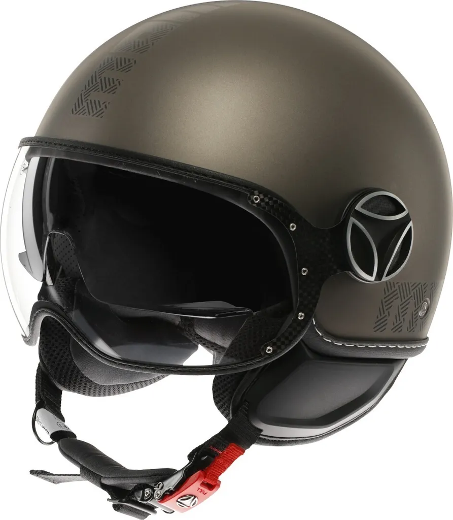 Casque Jet Momo Design FGTR Evo Noir XS idéal pour Scooter et Ville