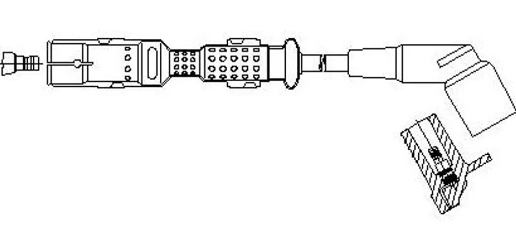 Cavo di accensione BREMI 136/31 OE 12121715357 compatibile con 3er E36, 5er E34, Z3er E36