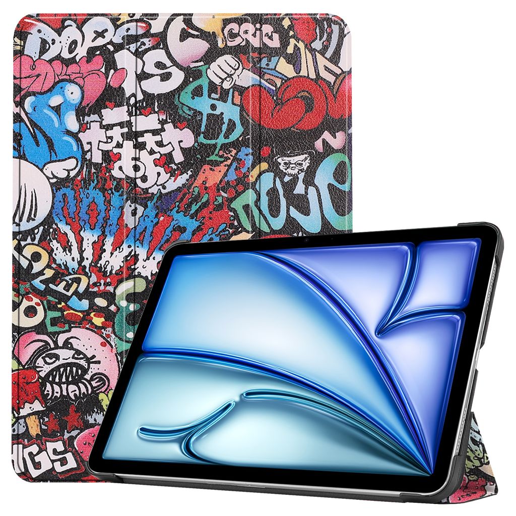 Cover für Apple iPad Air 10.9 2020/2022 4/5 Generation iPad Air 11 2024 M2 11 Zoll Slim Schutzhülle Hardcase aufstellbar und Wake & Sleep Funktion