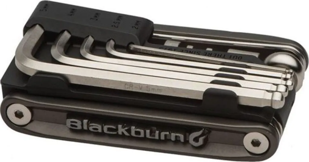 Multi-outil Blackburn Wayside 19 fonctions Noir en acier haute qualité