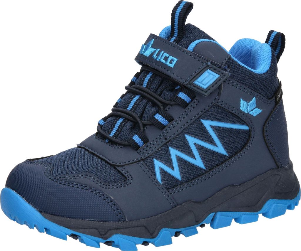 LICO Comfortex Burschen Knöchelschuh blau mit Klettverschluss und Gummisenkel 26