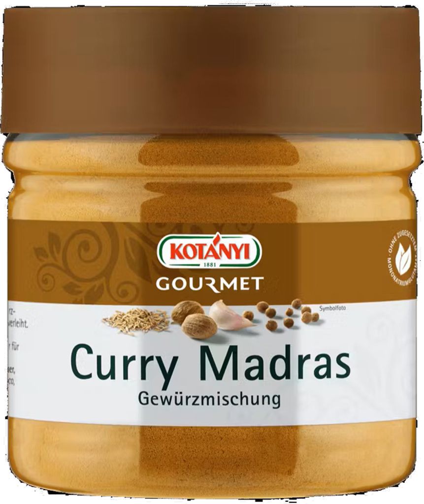 Kotanyi Curry Madras Gewürzzubereitung leicht pikant fruchtig 175g
