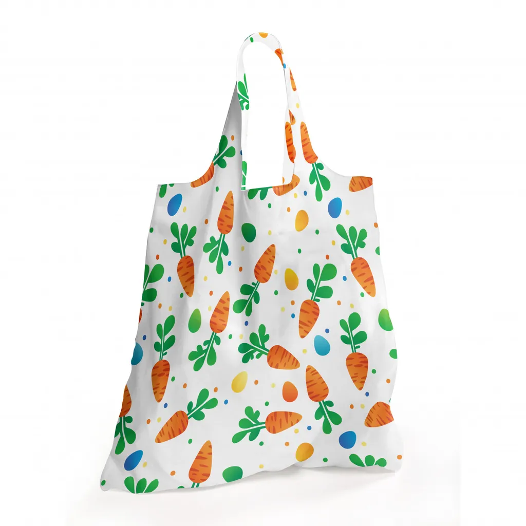 Shopper Pasquale ABAKUHAUS: Borsa Spesa Arancione con Carote