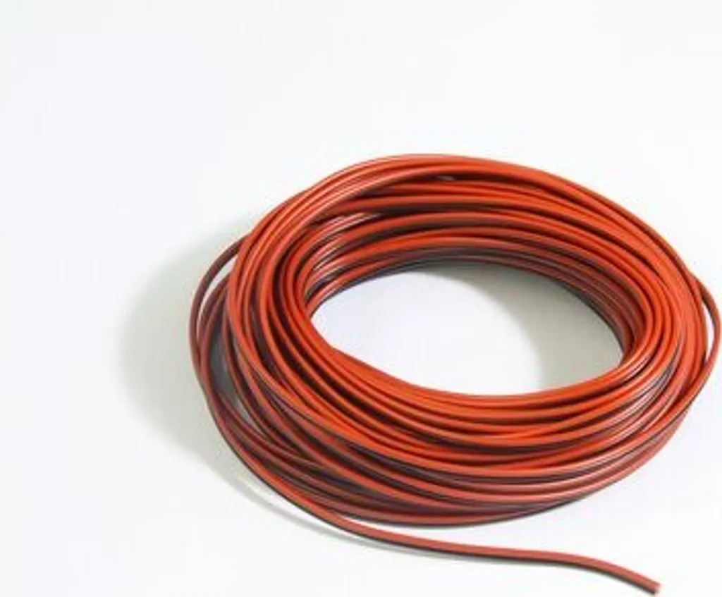 Fil de Câblage Plat 2 Voies 0.25mm² Jamara 10m pour Loisirs Créatifs