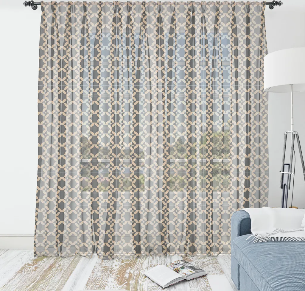 Arazzo Lavabile ABAKUHAUS 160x274 - Decorazione Parete Marrone e Seppia