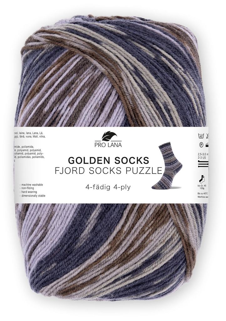 Pro Lana FJORD SOCKS PUZZLE 100 g Stricken zu einem Produktbild 