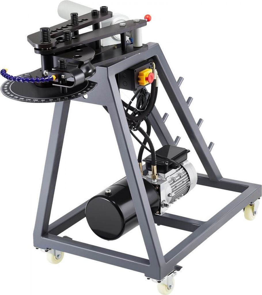 Elektrische Rohrbiegemaschine 750W - Rohrbieger mit 6L Hydraulikzylinder - Hochleistungsfähige Werkzeugmaschine - Für Heimwerker und Industrieanw...