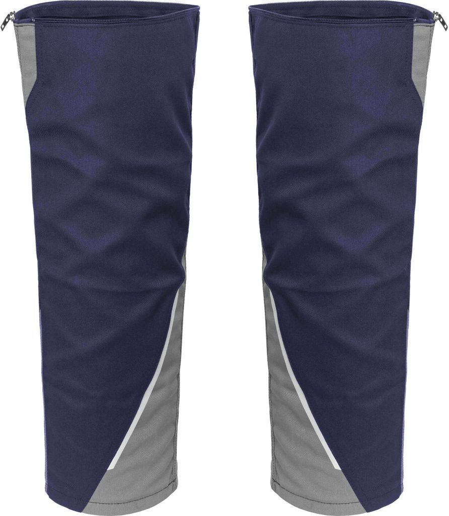 Qualitex - Beinverlängerung IRON aus Lyocell - NUR FÜR IRON ARBEITSSHORTS - in Farbe: maine/grau - Herren: 58/60/62