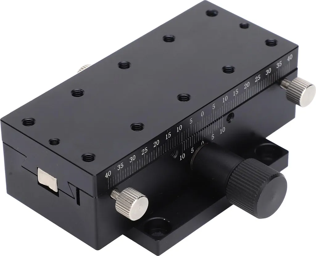 Plateforme Coulissante de Précision Axe X Table Linéaire Manuelle 90mm