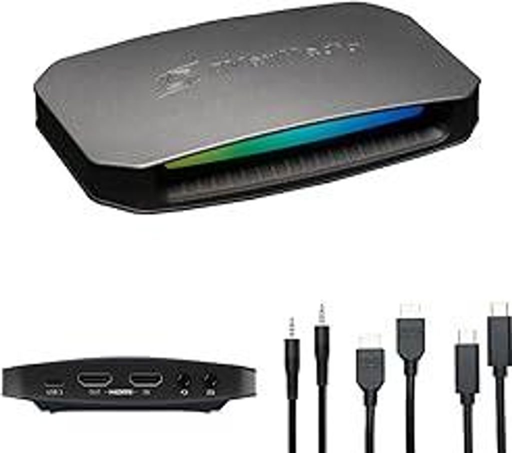 AVerMedia 4K60 Capture Card mit HDMI 2.1, Niedriger Latenz, 4K144/4K120 Passthrough, Game Capture Card für PS5, PS5 Pro, Xbox, Switch, Streaming a...