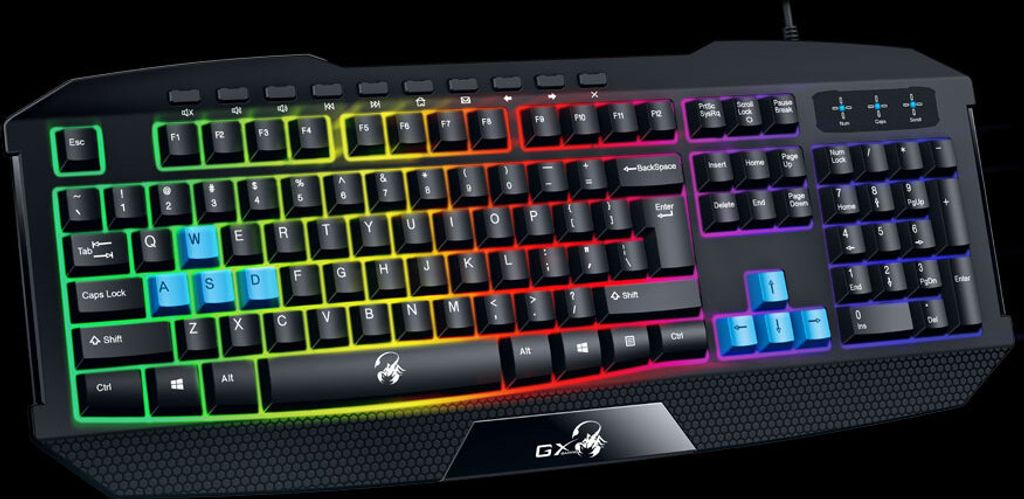 GENIUS K215/Drátová USB/CZ-SK layout/Černá Obrázek produktu 