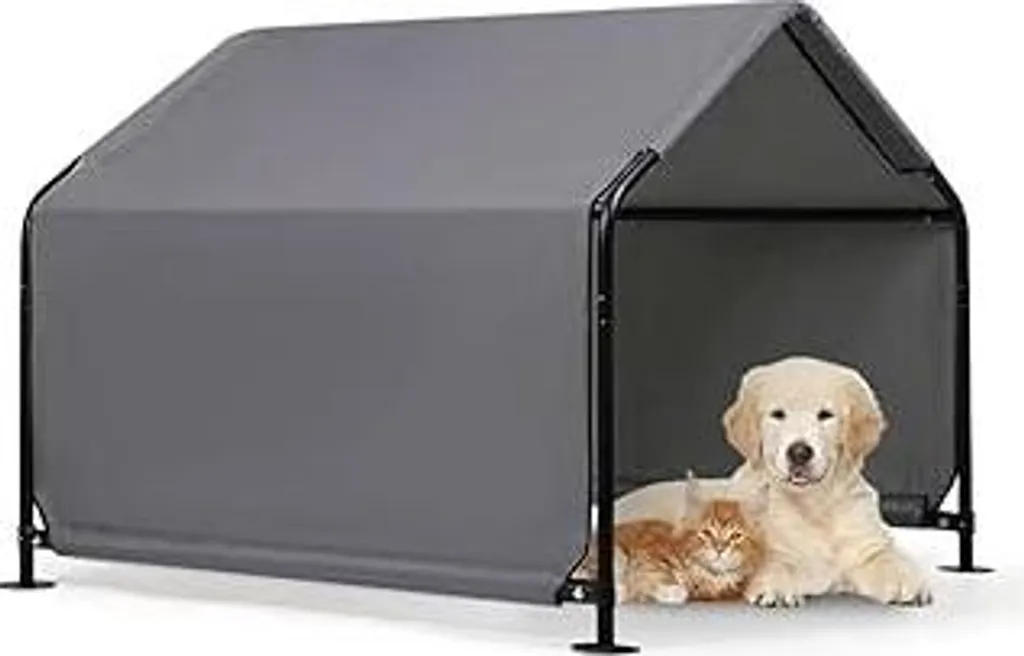 Tenda per animali domestici, tenda per cani, cuccia per gatti all'aperto, cuccia per cani - Protezione dal calore e dai raggi UV, cuccia per cani da esterno
