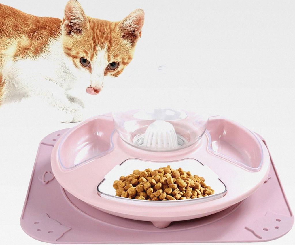 Katzennapf - Futter Und Wassernapf Für Haustiere,Multifunktionale Katzenschale rutschfest Futternapf Trinkschale