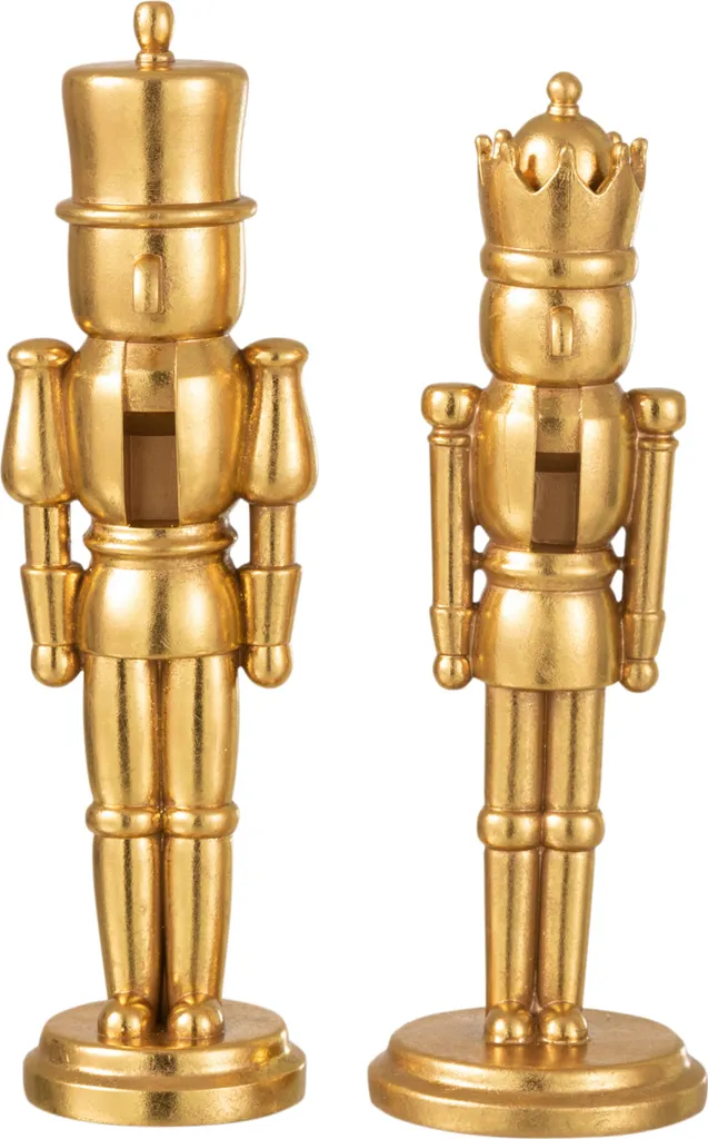 Casse-noix Design Doré J-Line Poly Gold - Medium 2 Modèles Assortis