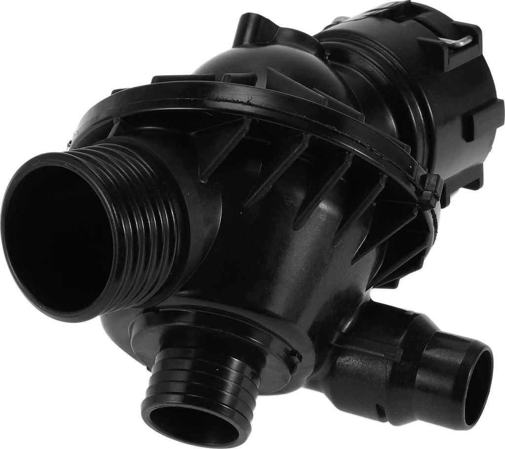 Auto Thermostat Motor Kühlmittel Thermostatgehäuse Montage für BMW 335i GT XDrive 435i M235i XDrive X5 X6 M2 Kunststoff Nr. 11537598865 Schwarz ...