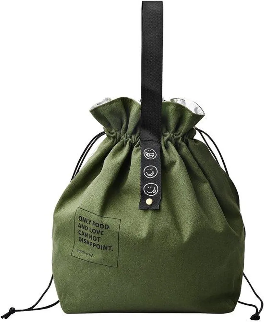 Sac lunch box isotherme 9L vert - Sacoche repas isolante petit format