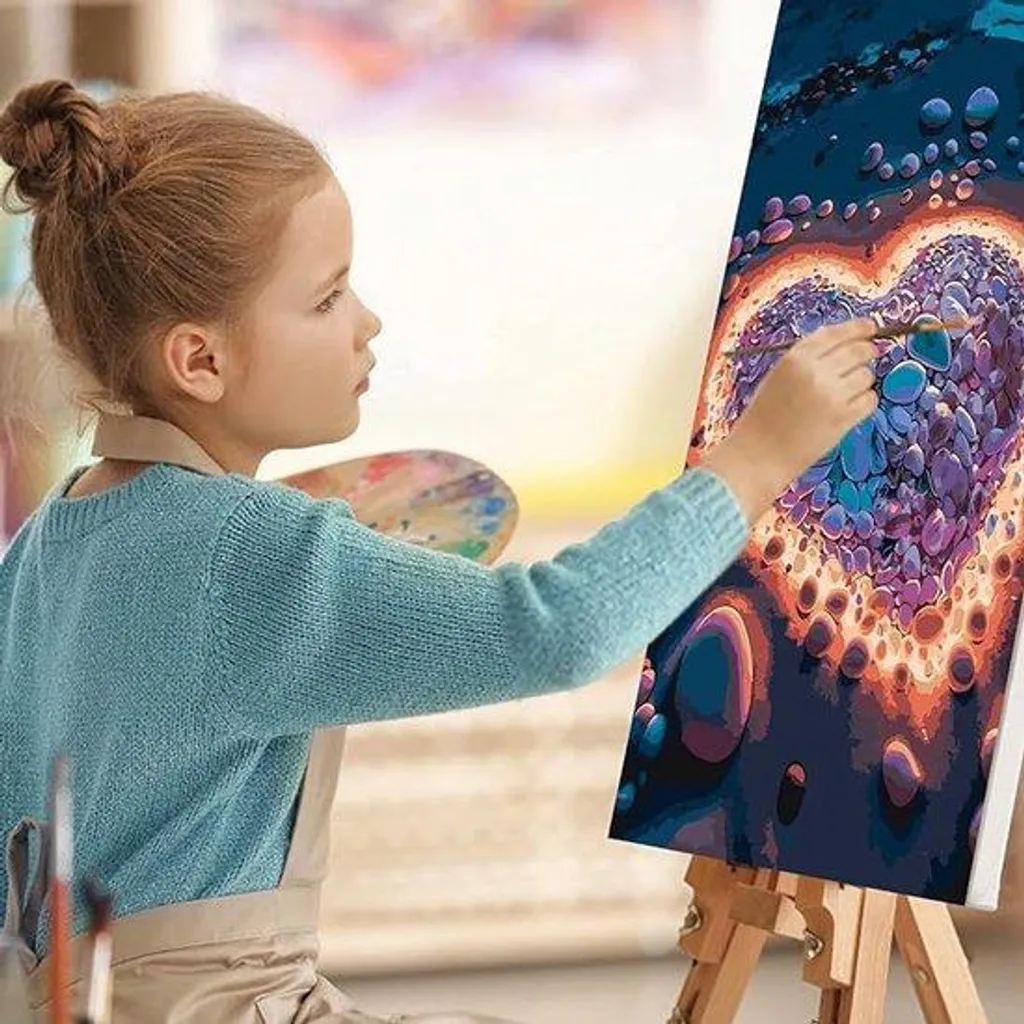 Réussir sa Toile sans Savoir Dessiner : Kit Peinture Numérotée Adulte