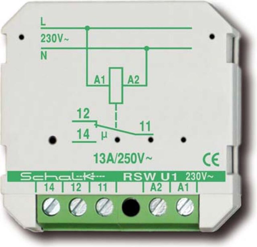 Schalk Interrupteur à impulsion RSW U1 (230V AC) Image du produit 
