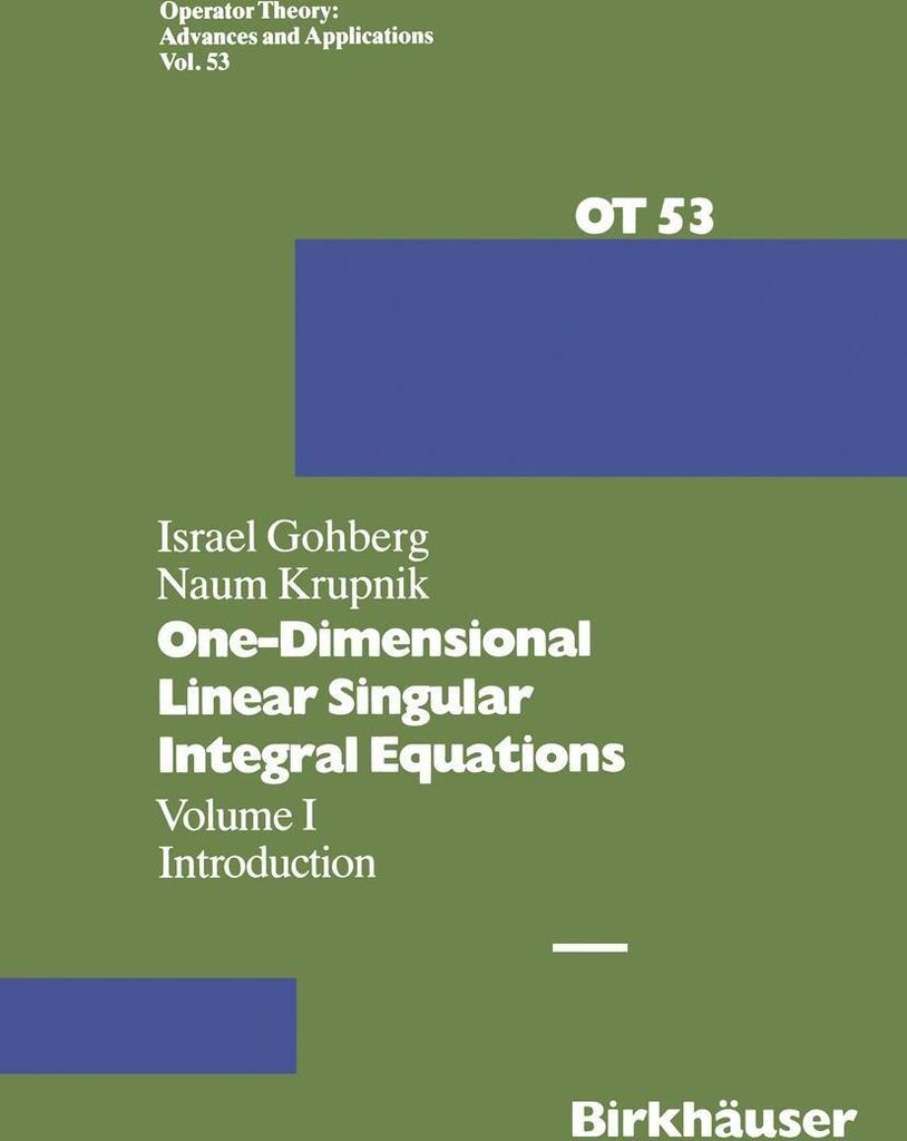 One-Dimensional Linear Singular Integral Equations