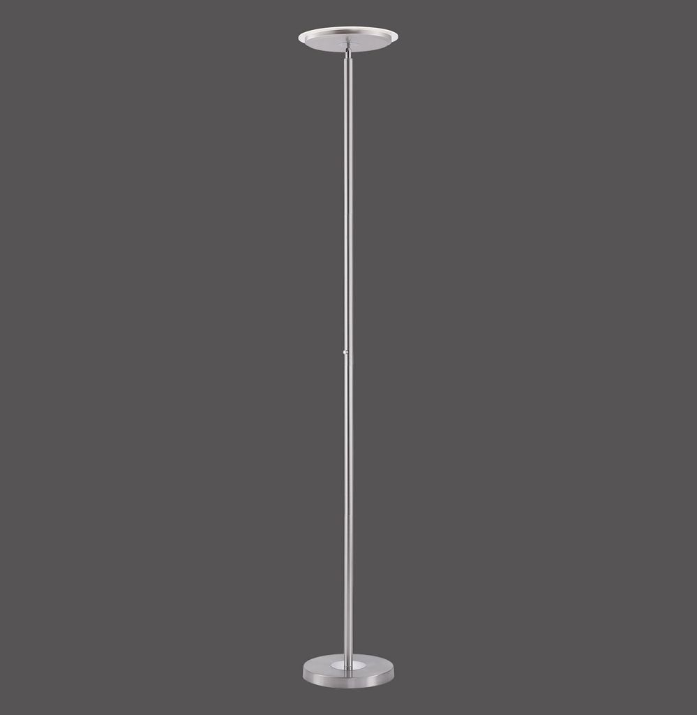 Plafonnier LED, noir, variateur tactile, hauteur 181 cm Image du produit 