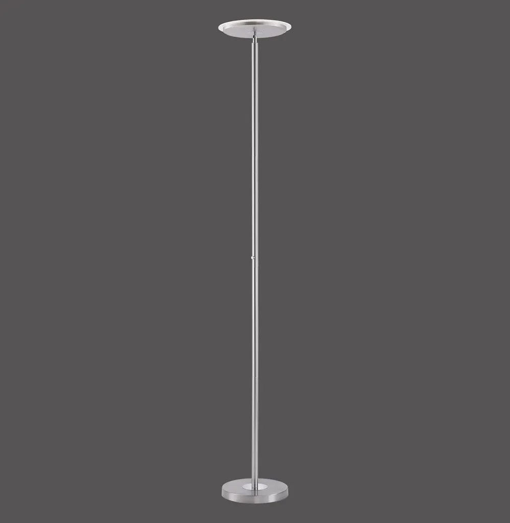 Plafonnier LED tactile noir de 181 cm, intensité réglable modulable