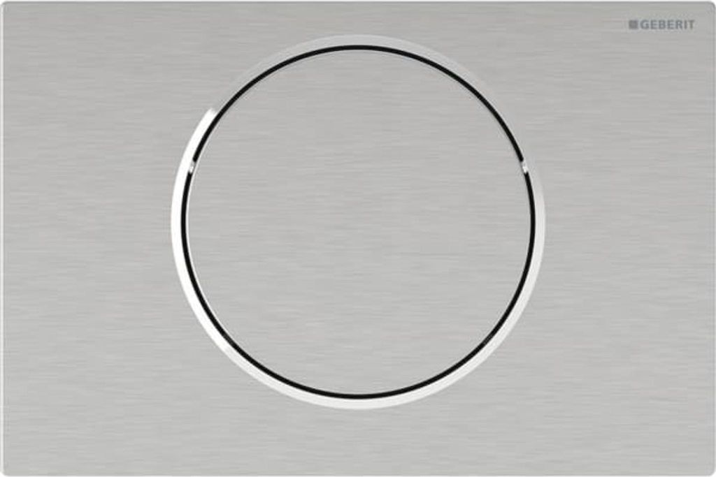 Geberit Sigma10 WC-Steuerung mit elektr. Spülauslösung, Funk, Netzbetrieb, 1-Mengen-Spülung, 115.867.SN.6