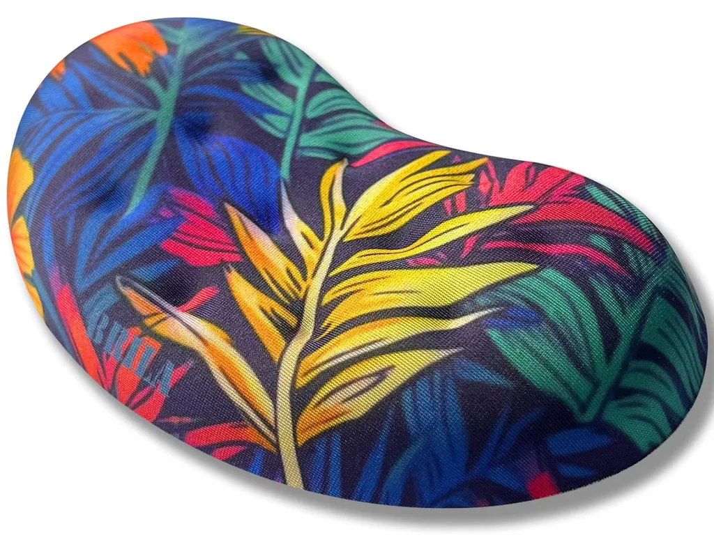 Repose-poignet souris ergonomique en mousse à mémoire de forme noir