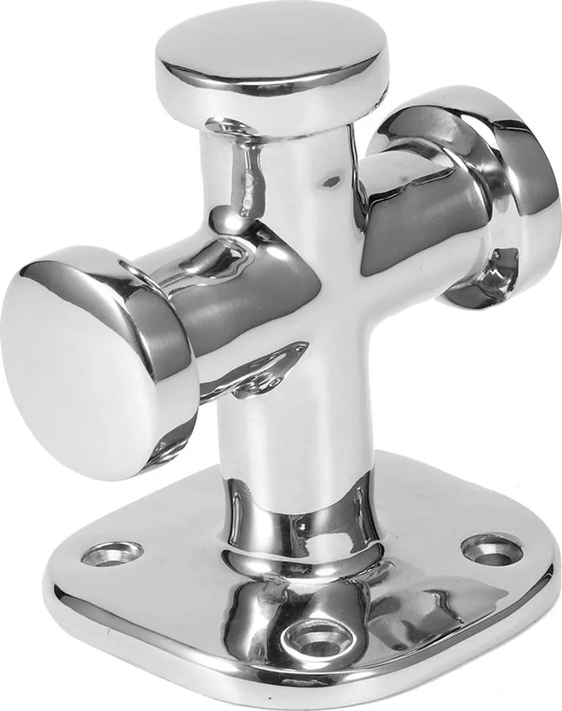 Taquet d'Amarrage Bollard Simple en Inox Marine pour Pont de Bateau