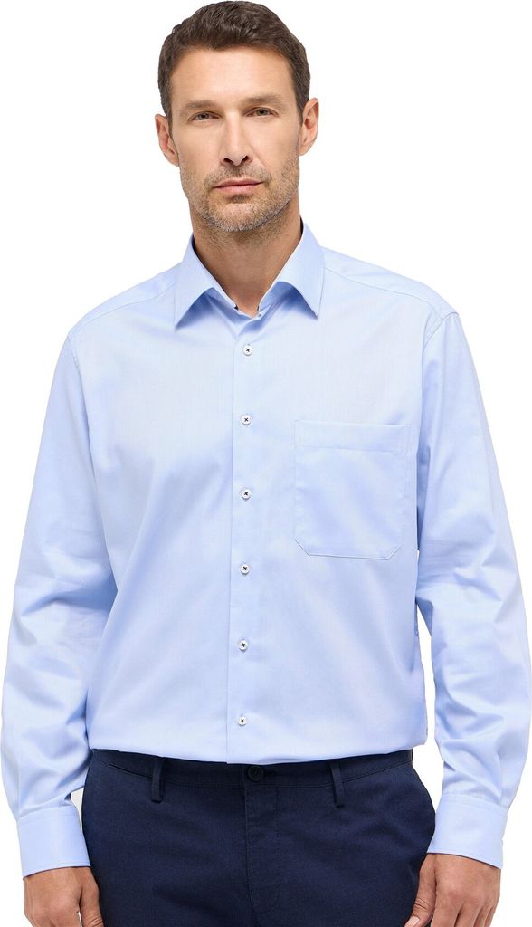 Eterna Comfort Fit Business-Hemd hellblau bügelfrei