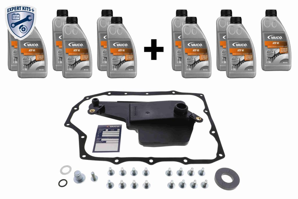 VAICO Ölwechselkit für Automatikgetriebe Satz 6 Gang 11L für MAZDA CX-5 (KE, GH) Jatco FW6A-EL