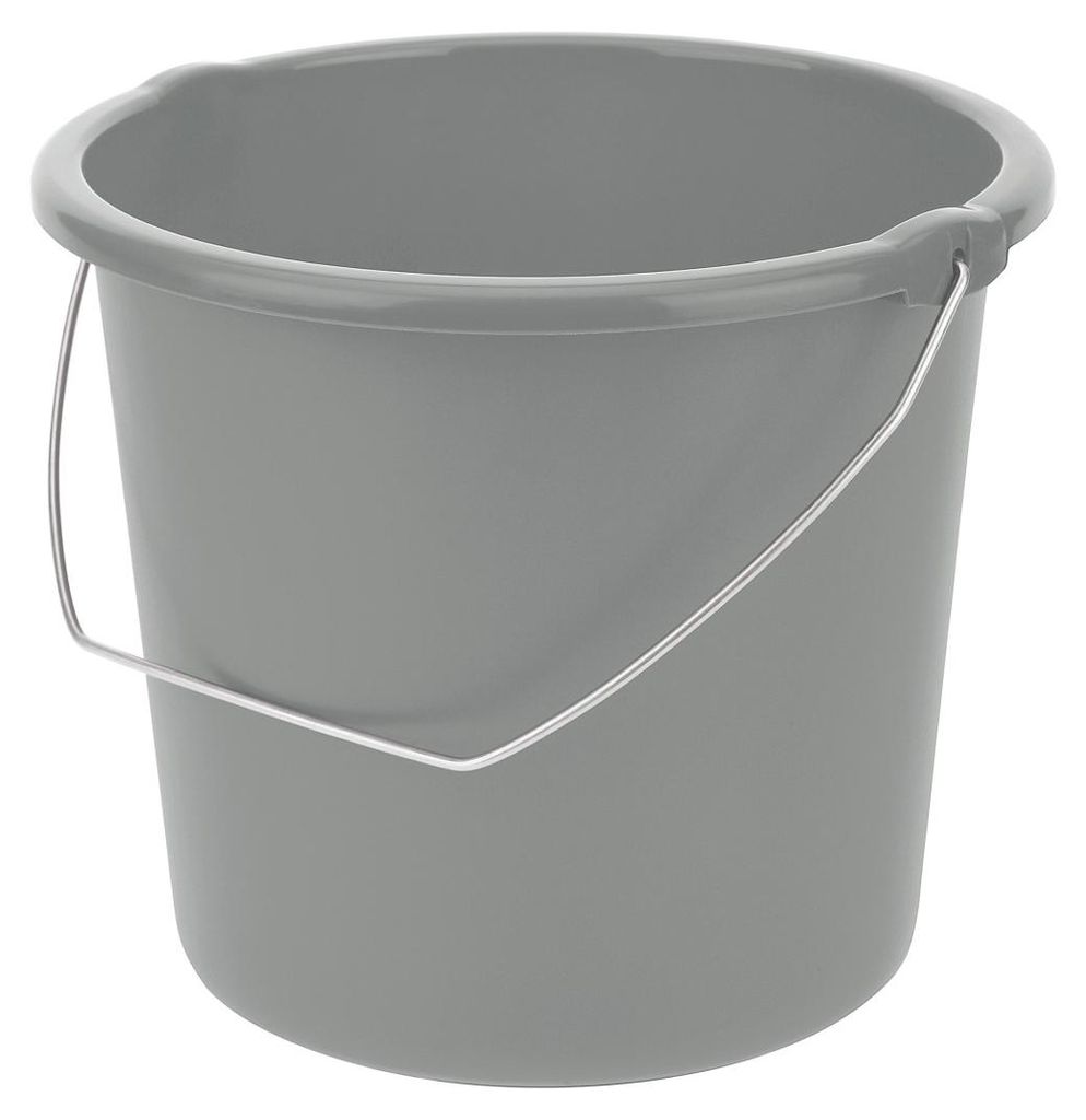 Tontarelli Eimer mit Metallbügel 10 L nordic grey Produktbild 