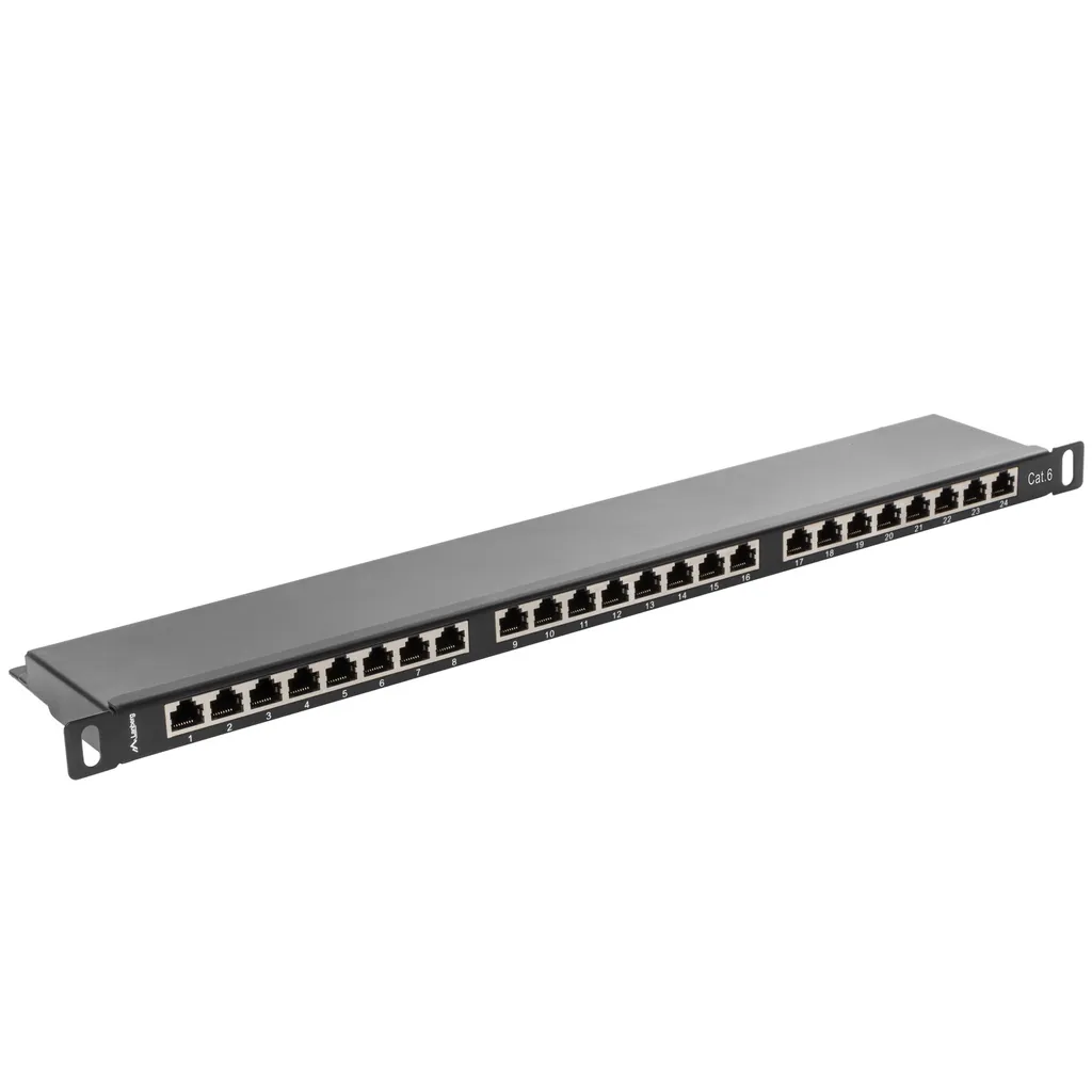 Lanberg PPS6-0024-B Patch Panel Cat6 0.5U: Spazio Infinito nel Rack