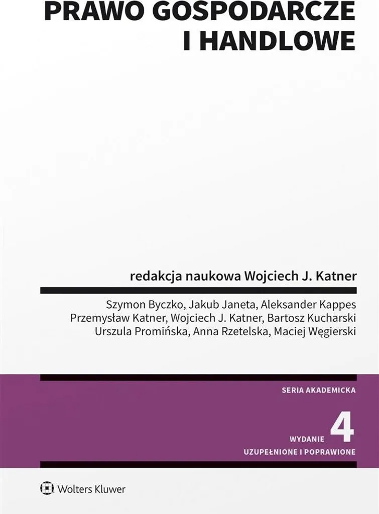 Droit des affaires et commercial Prawo gospodarcze i handlowe w.4 livre