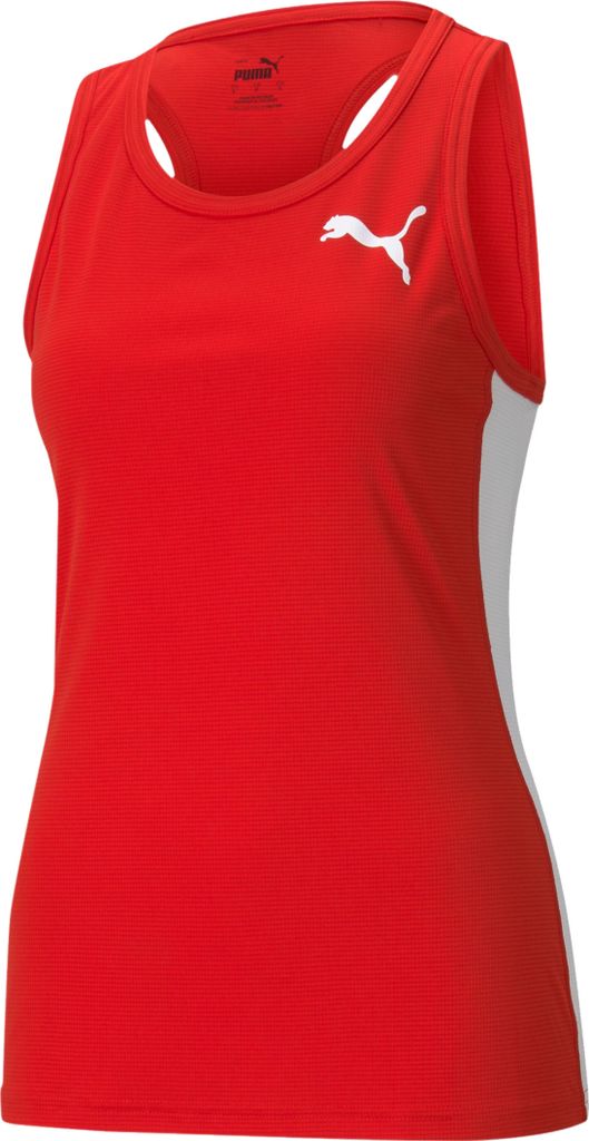 PUMA Cross The Line Singlet 2.0 Damen Training Tank Top puma red L