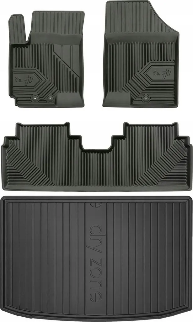 SET 77 Tappetini e tappetini KIA Venga 2009-2019 d