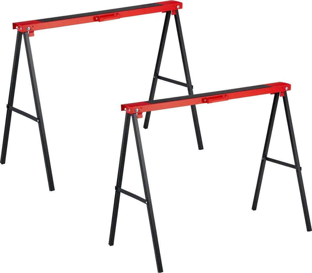 Tréteau de sciage métallique pliable 100kg - Équipement atelier bois