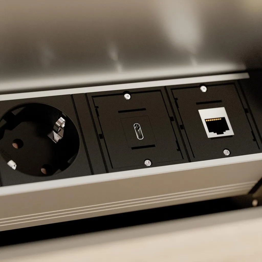 Module Keystone USB 3.1 Type C BACHMANN avec Rallonge Intégrée de 0,5m - 2
