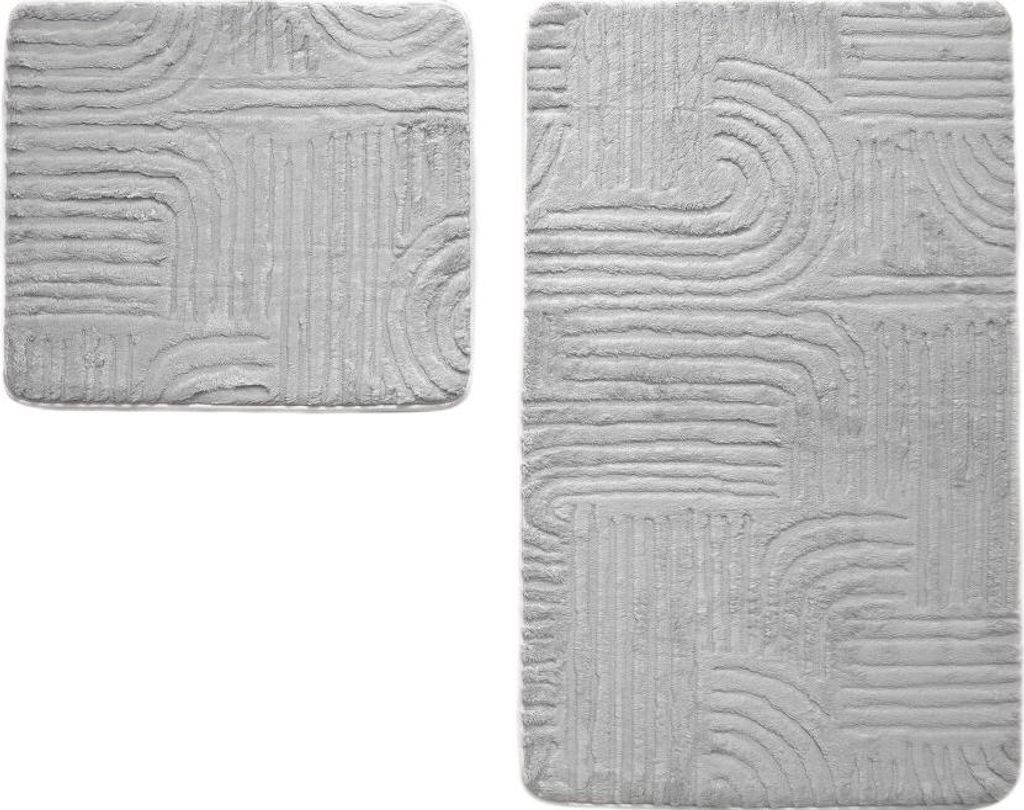 WC-set Elegance - Set van 2 badmatten, antislip en Productafbeelding 