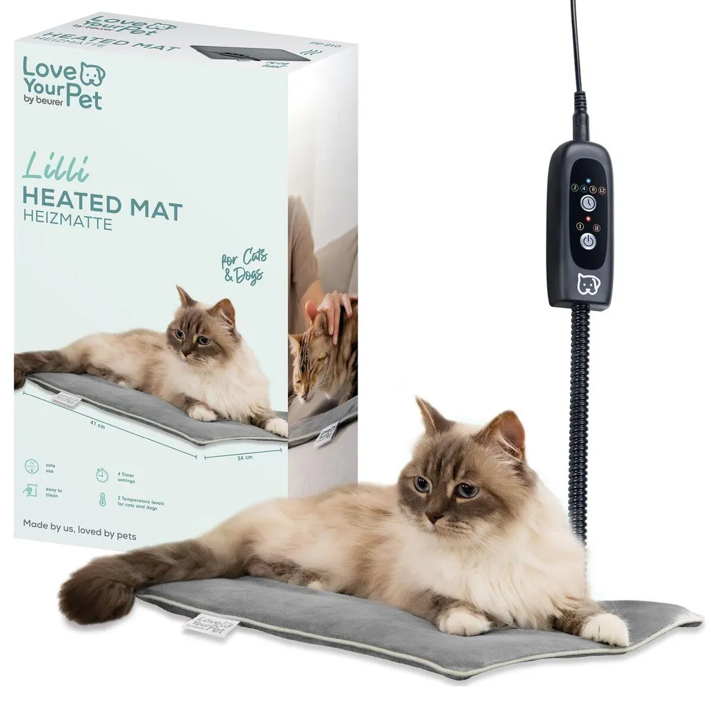 Lit électrique Beurer PP210 LILLI gris : couchage chauffant petit modèle