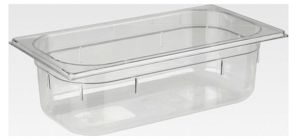GN 1/3 Polycarbonatbehälter, 32,5 x 17,6 x 10 cm, 3,6 l