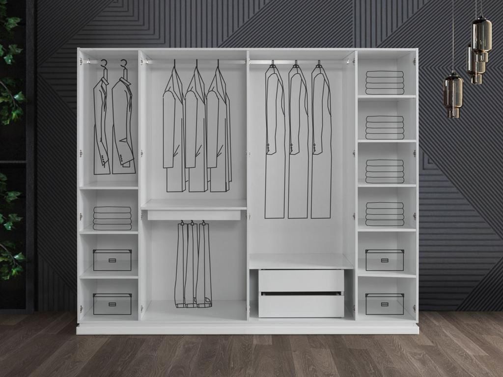 Schlafzimmer Kleiderschrank Schrank Luxus Holz Schränke Design Möbel