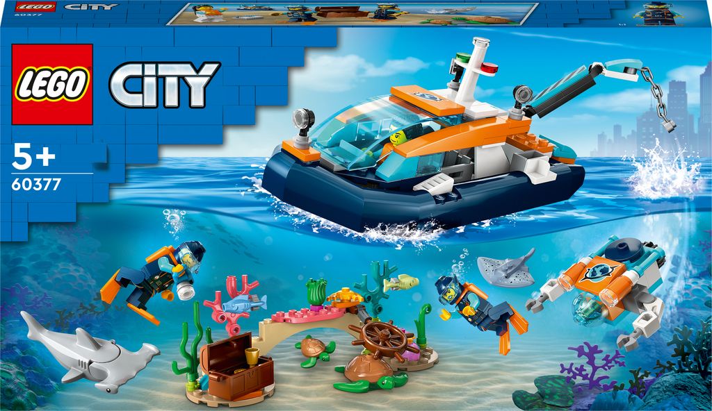 LEGO® 60377 - Bateau d'exploration maritime City (182 Image du produit 