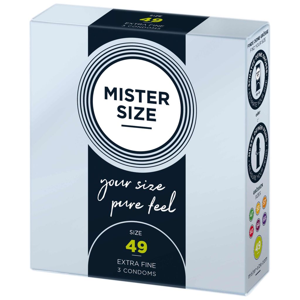 Mister Size, Prezerwatywy 49 mm, 3 sztuki Obrázok produktu 